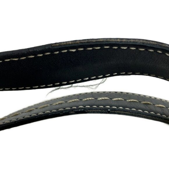 Auth COACH Signature Carryall Tote 7052 Cream Black Jacquard Leather - Tote Bag - Picture 6 of 12